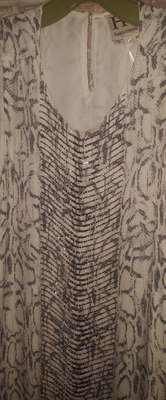 Haute Hippie Beaded High Low Silk Dress XS - Picture 5 of 5